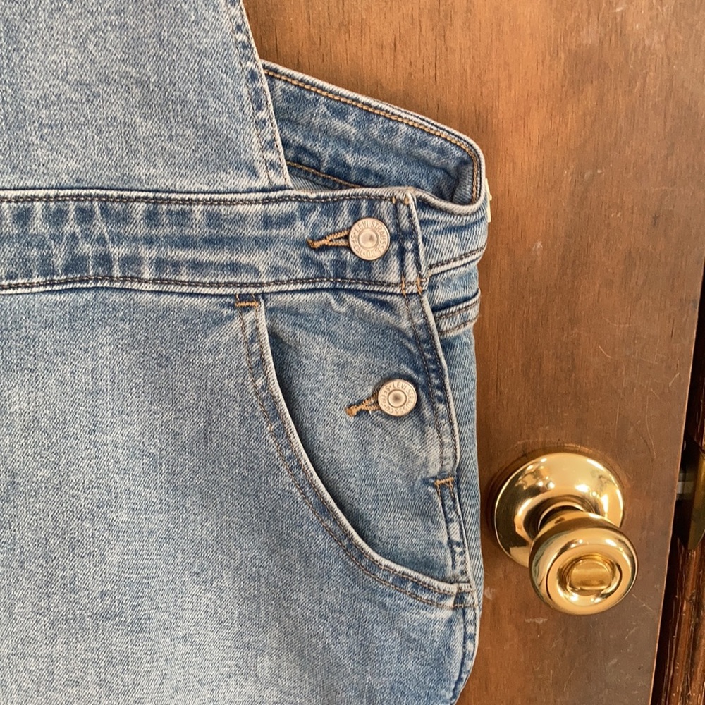 Relist 6/13 Levi’s denim jean short overall 20W - Picture 7 of 17